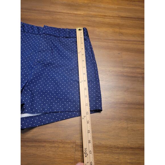 Forever 21 High Rise Polka Dot Shorts Women’s S Blue White Pockets EUC - Picture 8 of 10